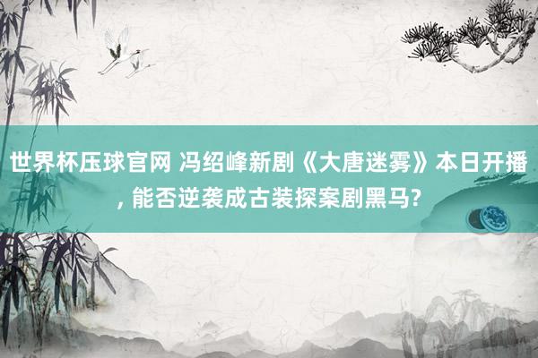 世界杯压球官网 冯绍峰新剧《大唐迷雾》本日开播, 能否逆袭成古装探案剧黑马?
